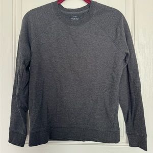 Lucky Brand Dark Grey Crewneck terry style sweater size XS